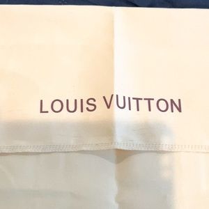 Authentic Louis Vuitton Fold over Dust Bag